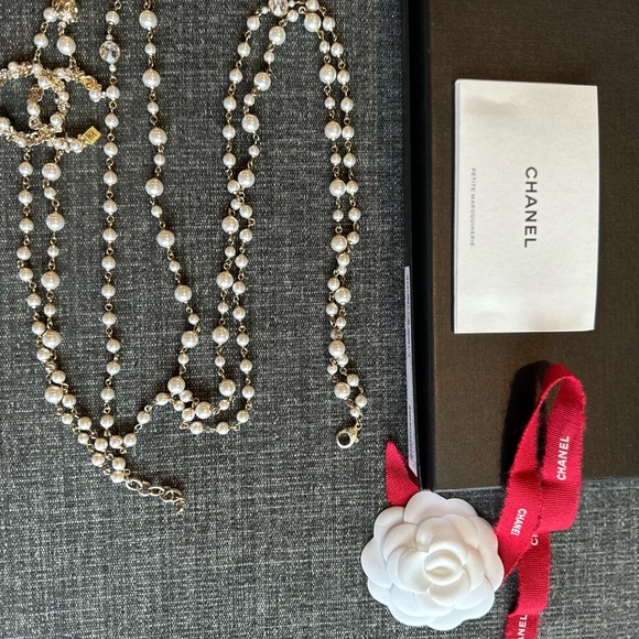 Chanel Double Strand Beaded Necklace - Picture 6 of 7